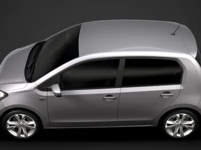 Skoda Citigo 5D 2016 3D model