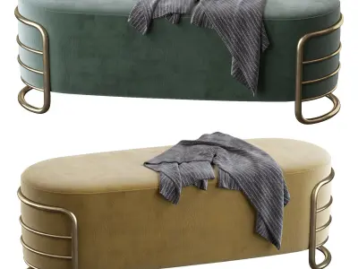 Bench Porus Studio by Radiantdetail SA 2020 EERO 3D model