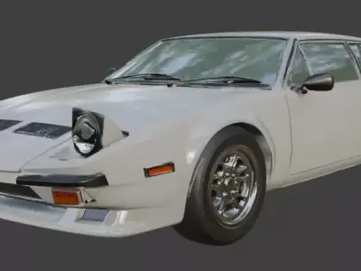 1971 De Tomaso Pantera 3D Model for 3D Printing 3D print model