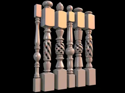 30 Baluster  3D model