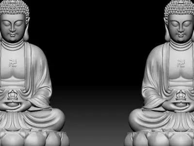 Buddha 010 3D print model