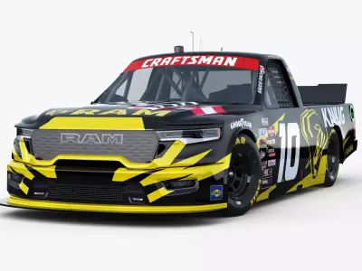 Nascar Truck Ram Kaulig Racing 2026 Low-poly 3D model