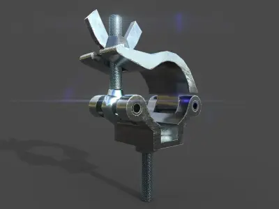 Truss Clamp Low-poly 3D model