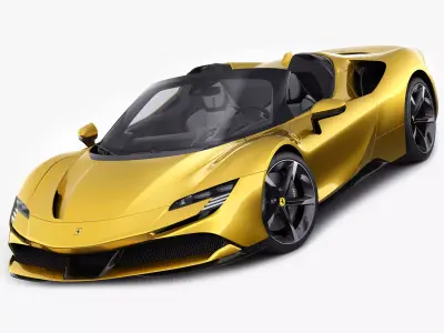 Ferrari SF90 Spider 3D model