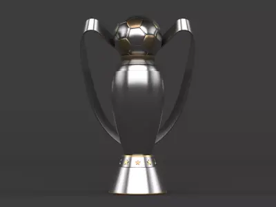 Trophy Cup 3D model 4
