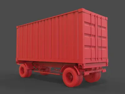Trailer mod6 3D print model