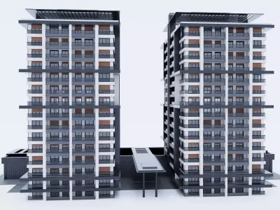 modern building  3D model