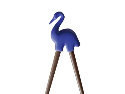 Kids Chopsticks 3D model