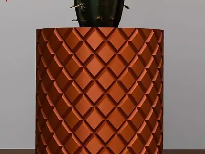 Diamond Planter-2 3D print model