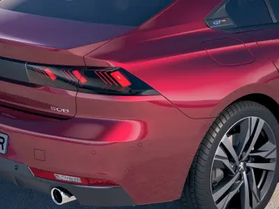 Peugeot 508 GT 2019 3D model