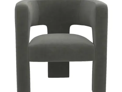 Crate and barrel Sculpt chair 3D model