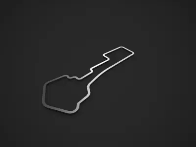 Baku City Circuit - Azerbaijan - 3D Printable 3D print model