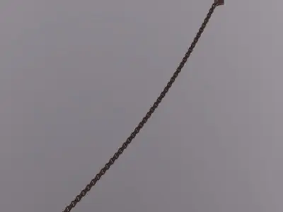Rusty Chain  Low-poly 3D model