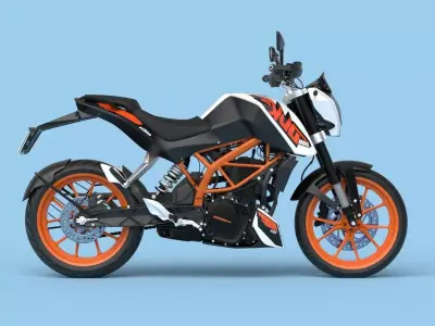 KTM Duke 200 BS3 3D model