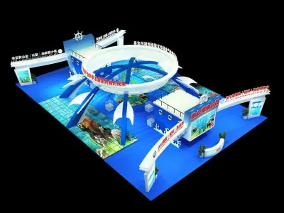 Exhibition - Area - 36X24-3DMAX2009-09 3D model