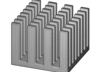 Classic Copper Heat Sink 3D print model