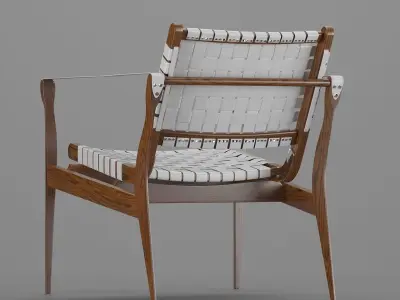 Dilan Safari Armchair 3D model