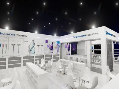 14x8 Exhibition Stand Design  3D model