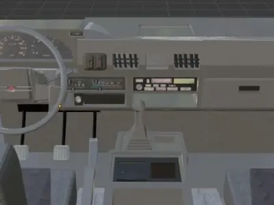 Mitsubishi L300 Inner and Outer Half 3d drawing 3D model