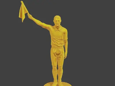 Soccer Player SP 046 3D print model