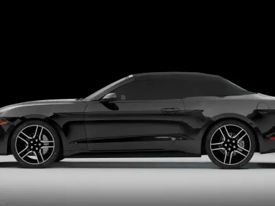 2019 mustang convertible 3D model