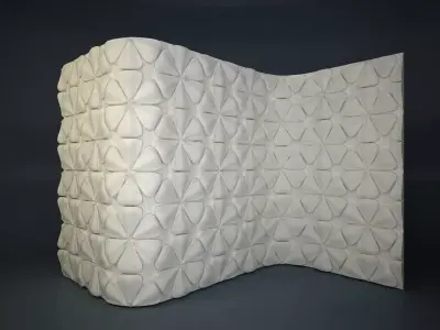 03 FRANGIPANI RELIEF Low-poly 3D model