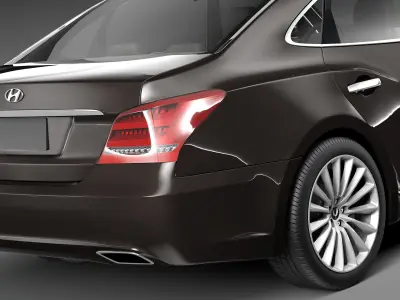 Hyundai Equus 2014 3D model