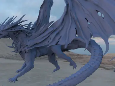 Dragon new full body 3D model