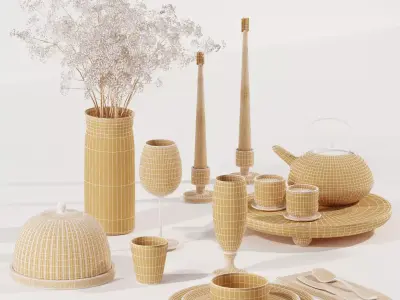 Table setting-H43 3D model