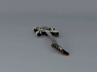 ESP George Lynch Skull N Bones Free 3D model