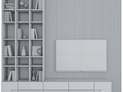 TV Wall Shkafulkin Stenka Dakota 3D model