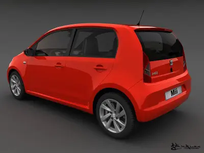 Seat Mii 5doors 2013 3D model