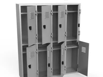 Locker 3D print model