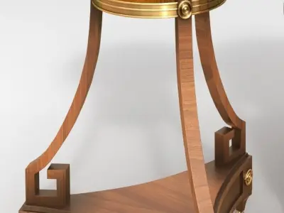 Gueridon Louis XV   Empire 3D model