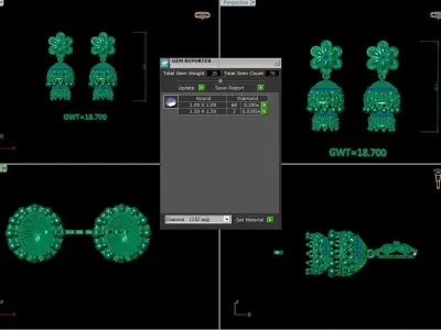 EARING STUDS  3D model buy