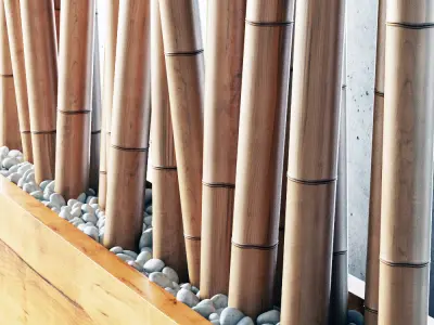 Bamboo decor  two  Awie Divider 3D model