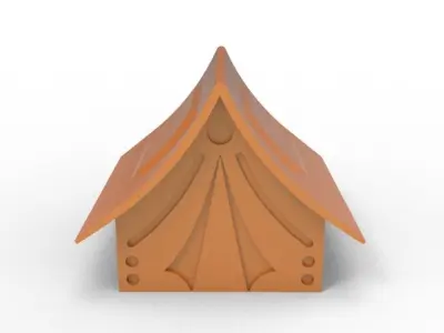 Camper Van Tow Ball Cover Cap Design 4 3D print model