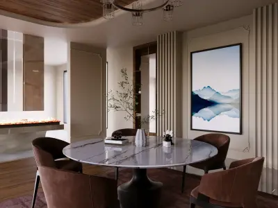 Interior - Diningroom - 310523 3D model
