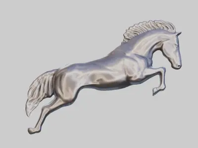 Horse Art CNC- ArtCam 3D print model