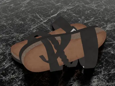 WHITE MOUNTAIN FOOTBET 3D SANDALS 3D model