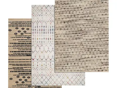 Rug Set 1604 3D model