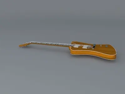 Firebird style guitar Free 3D model