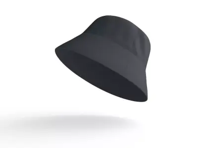 Bucket Hat M01 Low-poly 3D model