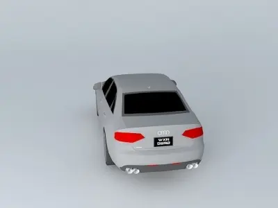 Modified Audi A4 Free 3D model