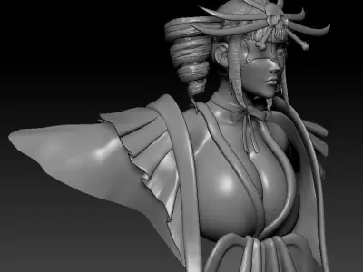 Katen Kyokotsu Spirit form Wall Decoration 3D print model