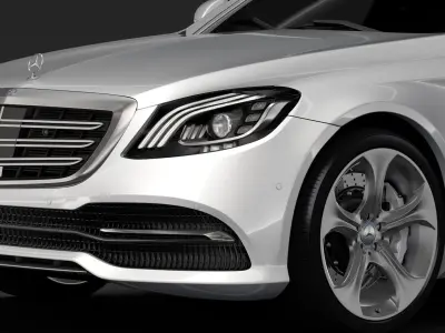 Mercedes Benz S 560 4MATIC W222 2018 3D model