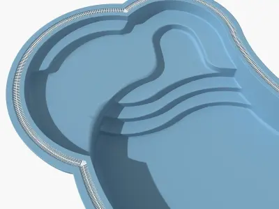 Swimming pool 10 3D model purchase
