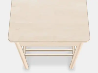 BJORKSNAS Bedside table 1 Low-poly 3D model