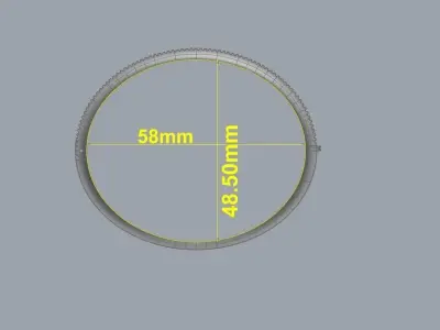 Diamond Bracelet 3D print model get