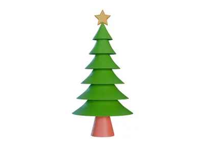 Christmas Tree 3D print model 5